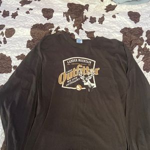 The Brown long sleeve gander shirt